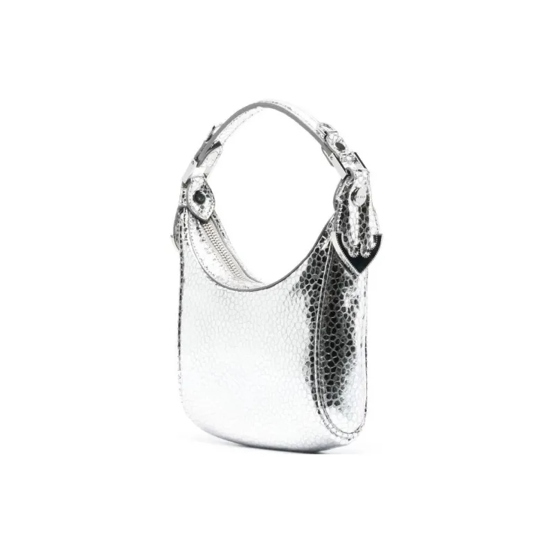By Far Cosmo Metallic Top handle Bag-3