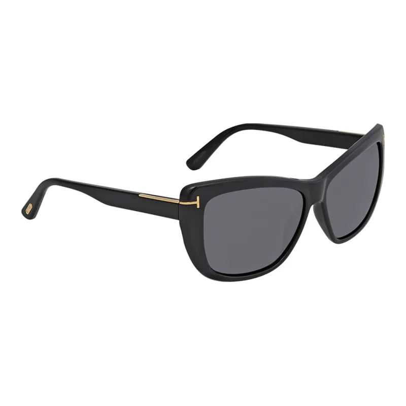 TOM FORD Plastic Irregular Shape Sunglasses Women's Black-2