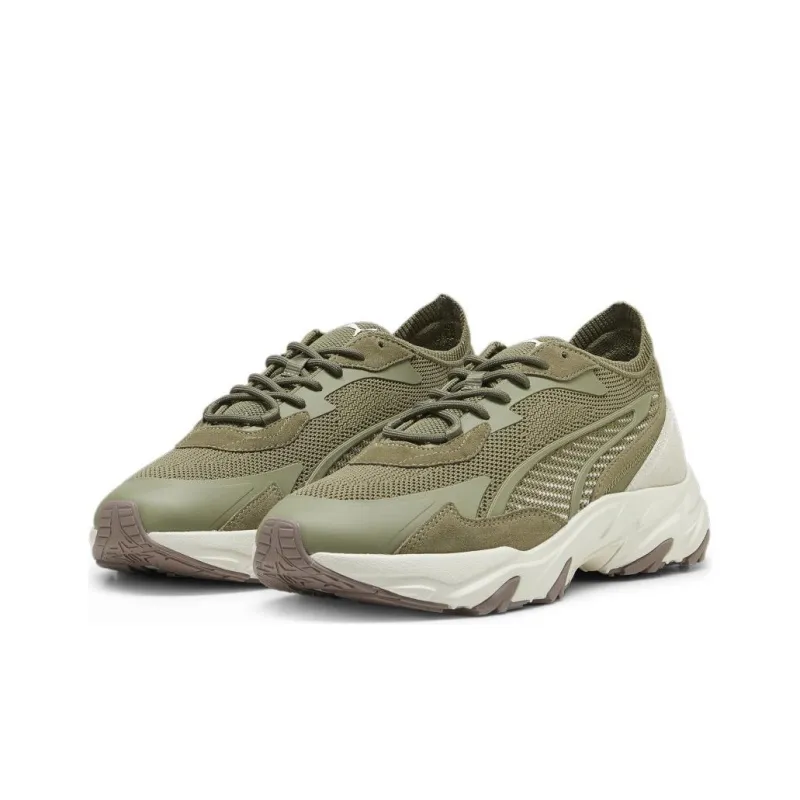 PUMA Injector Knit Arid Desert Cushioning, Wear Resistant Low Top Casual Shoes Men's Green-2