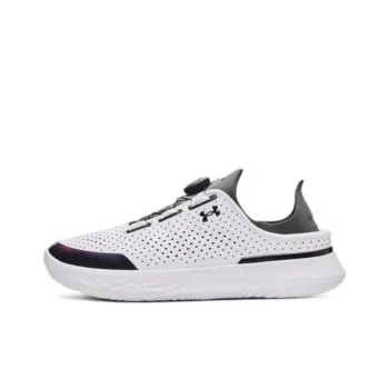Under Armour Cushioning Breathable Low Top Casual Shoes Unisex White Black