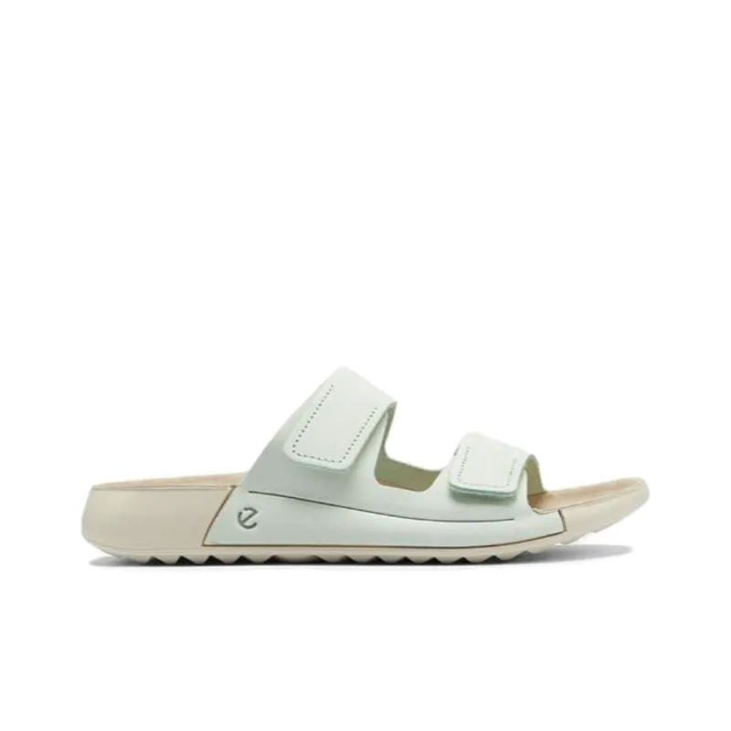 Ecco Quick Dry Antibacterial Massage Slide Slippers Women's Matcha Green-1