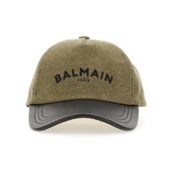 BALMAIN Logo Embroidered Cap