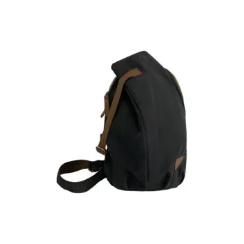 GKY Canvas Canvas Bag Catfish Bag Sling Bag Shoulder Bag Crossbody Bag Regular Men's Black/Khaki