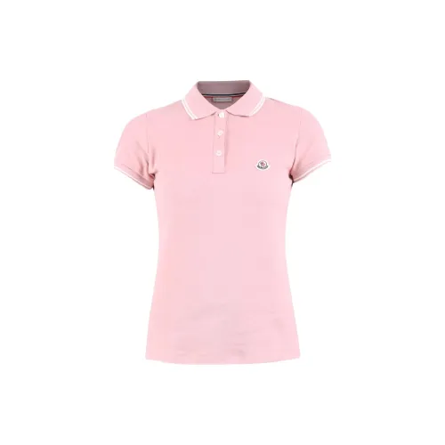 Moncler Polo Shirts Women's Pink