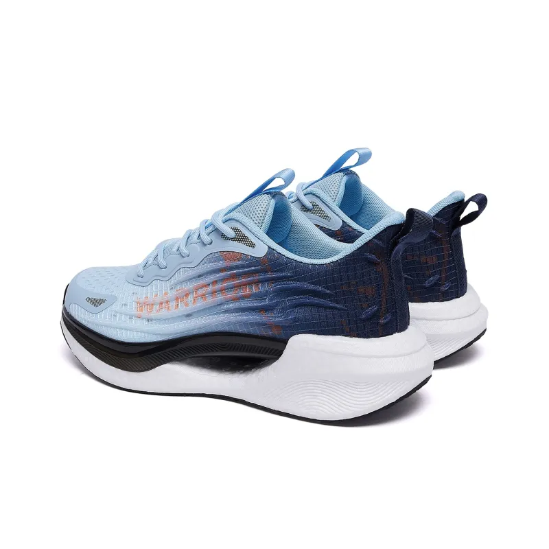WARRIOR Running Shoes Men Low Top Dusty Blue Light Blue \ Gray Blue \ Lake Blue Black-4