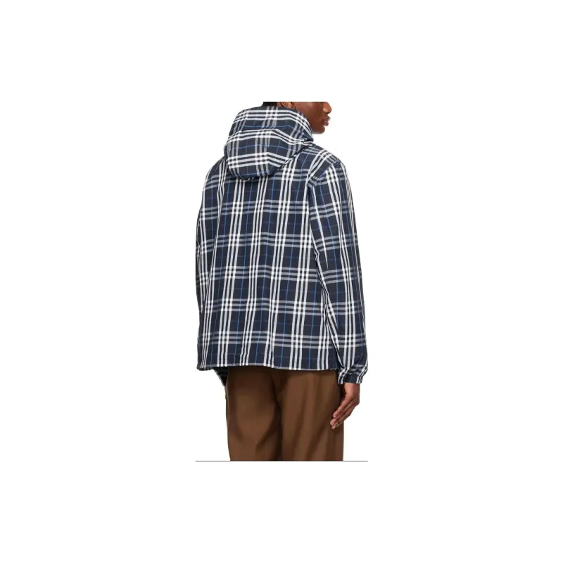 Burberry Jackets Coats Men's Navy-1
