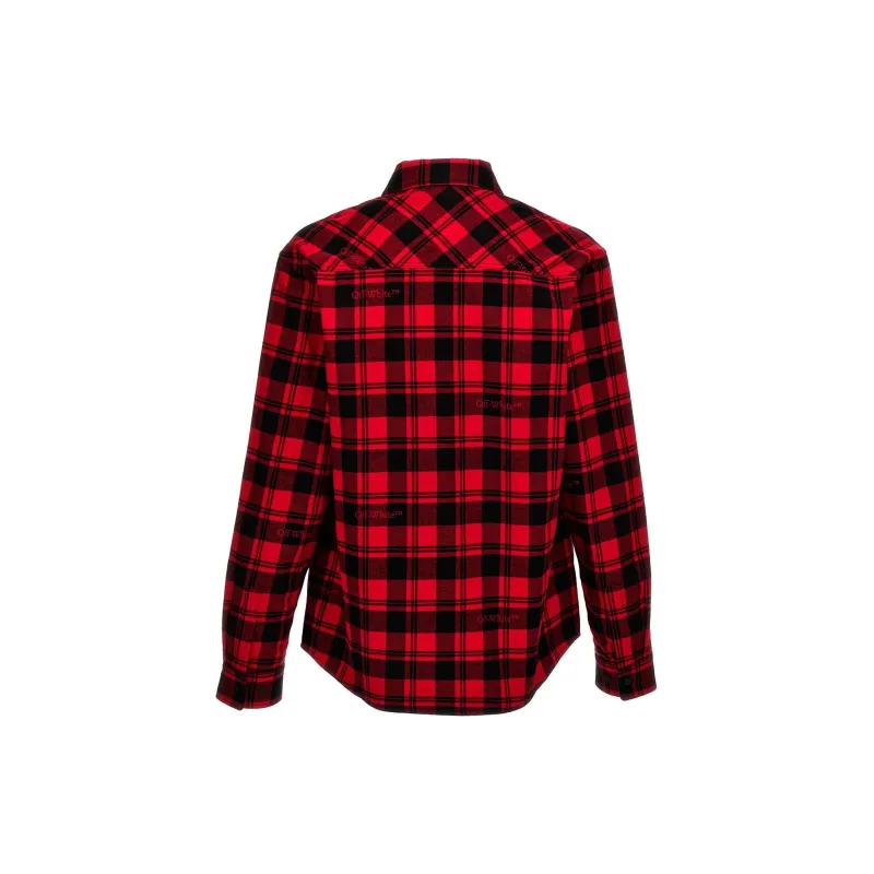 OFF WHITE Checked Long Sleeved Shirt-1