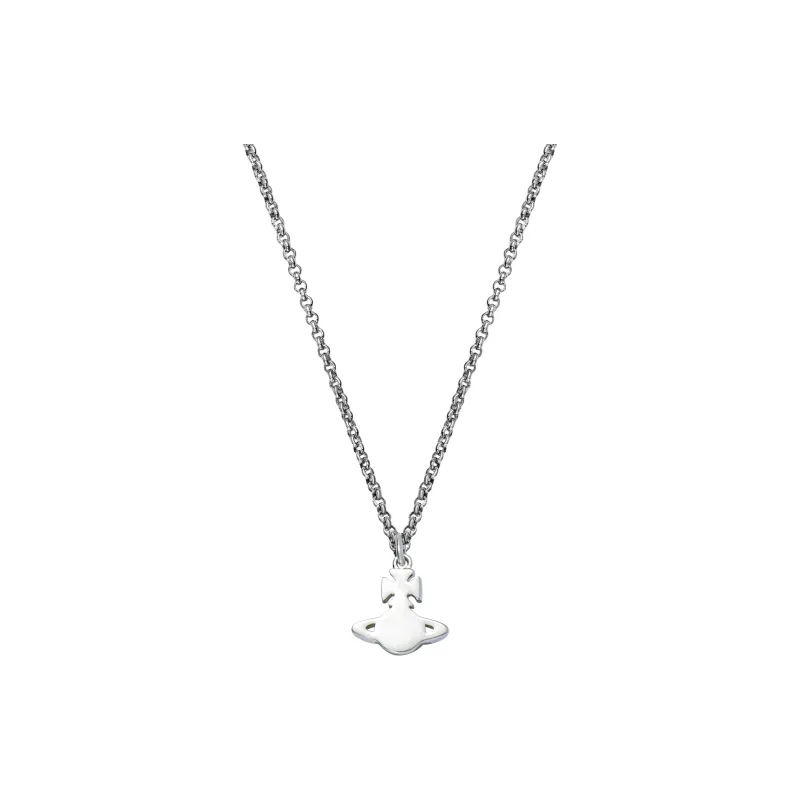 Vivienne Westwood Pearl-logo Pendant Necklace-1