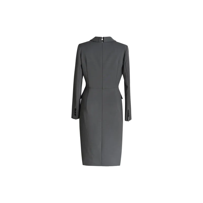 ROEYSHOUSE Long-Sleeved Dresses Women's Dark Gray-1