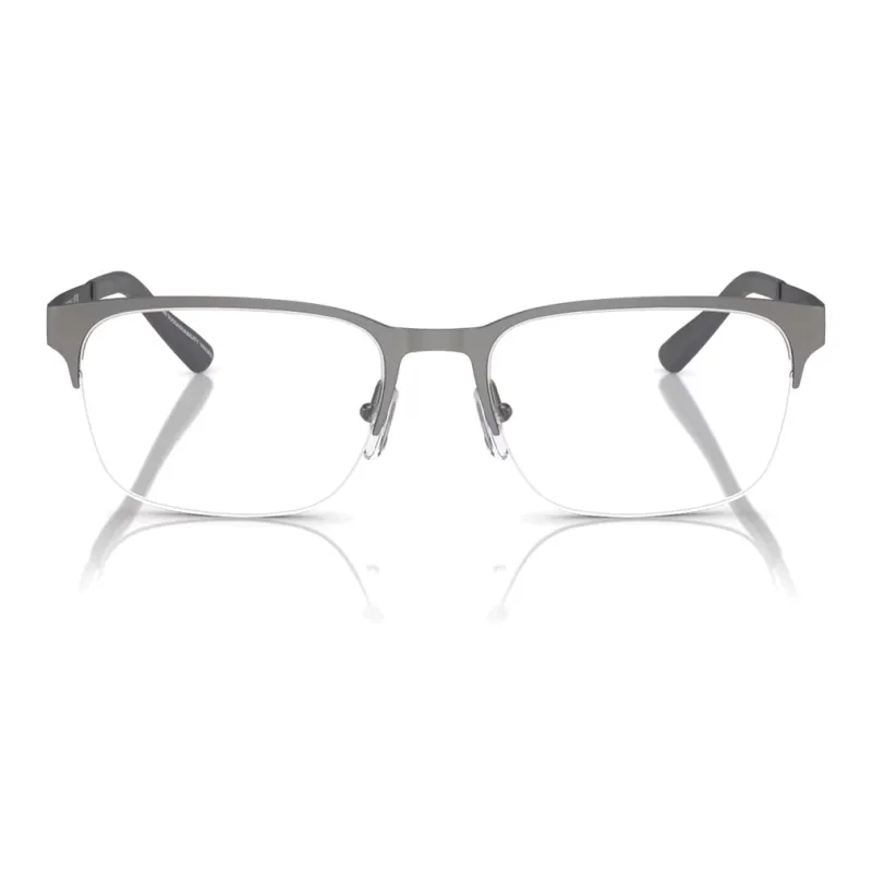 ARMANI EXCHANGEAE Metal Rectangular Eyeglass Frames Men's Gray-1
