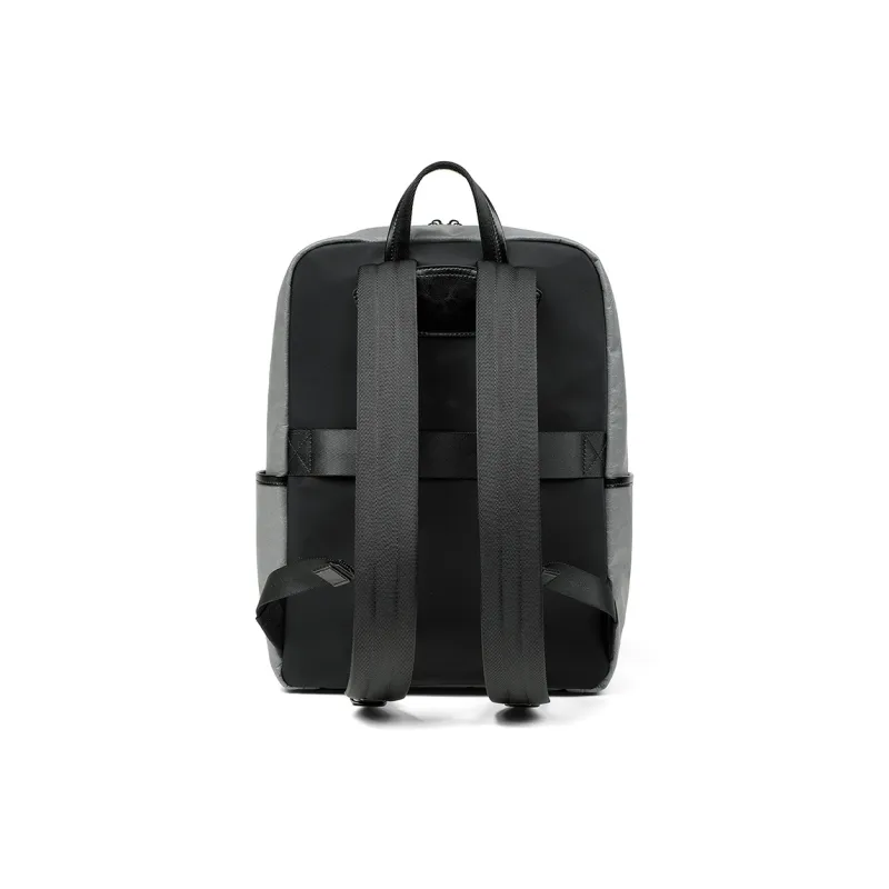 L'ALPINA Crackle Fabric Backpack Large Size Men's Khaki & Black/Gray Blue & Black-8