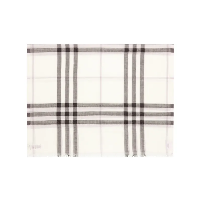 Burberry Checked Wool Scarf-2