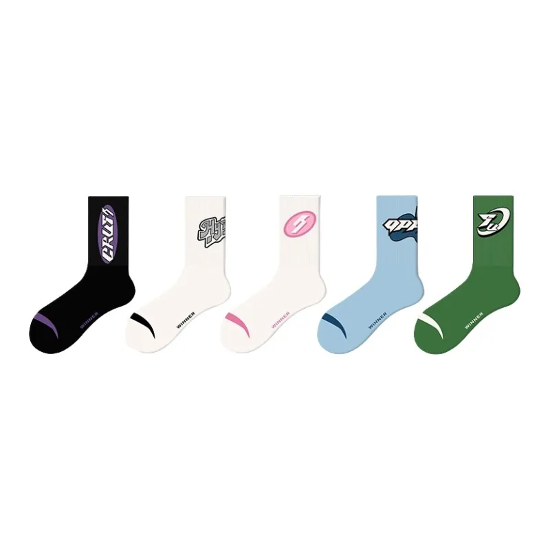 Youle Box Mid-Calf Socks Unisex-20