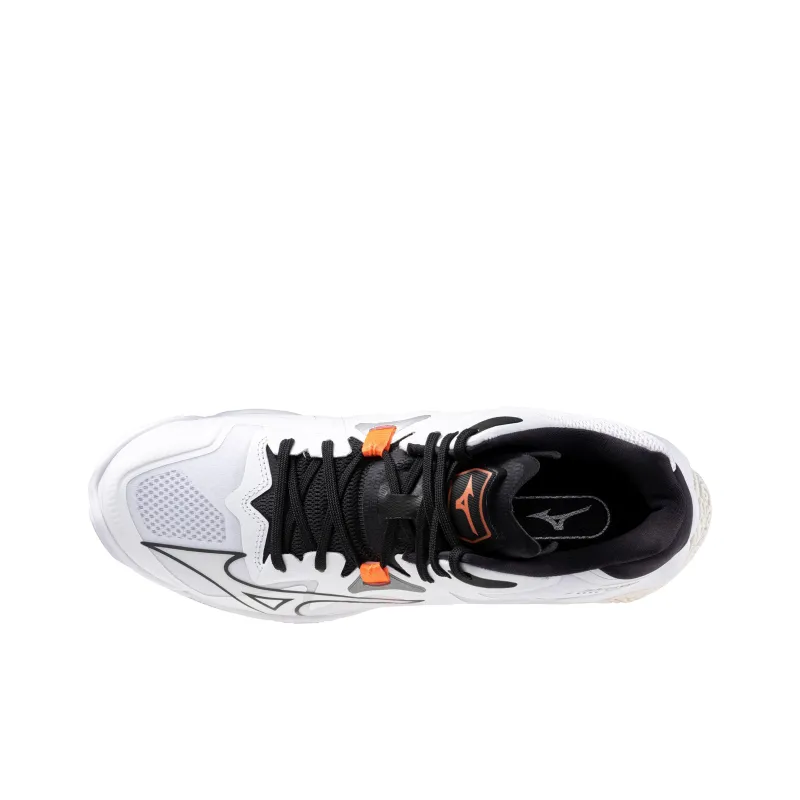 Mizuno Wave Lightning Z8 Mid 'White Black'-2