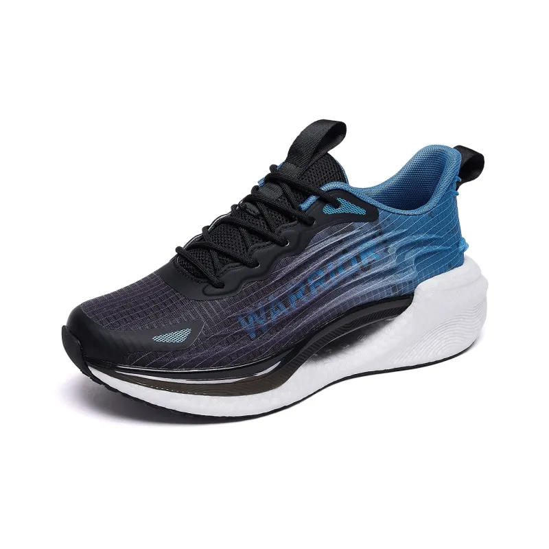 WARRIOR Running Shoes Men Low Top Dusty Blue Light Blue \ Gray Blue \ Lake Blue Black-11