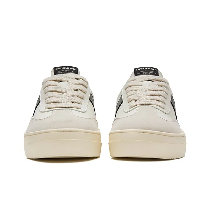ARTICLE NO. Wear Resistant Low Top Skateboard Shoes Unisex White-2