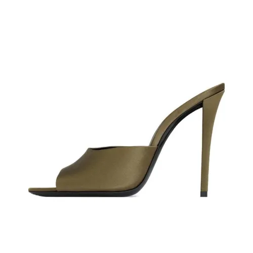 SAINT LAURENT Goldie Open Toe Stiletto Mules Women's