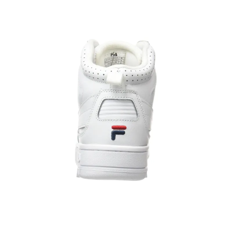 FILA Anti Slip Wear Resistant Mid Top Casual Shoes Women's White-2