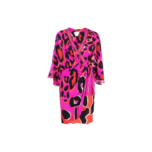 CAMILLA Leopard-print Wrap Dress