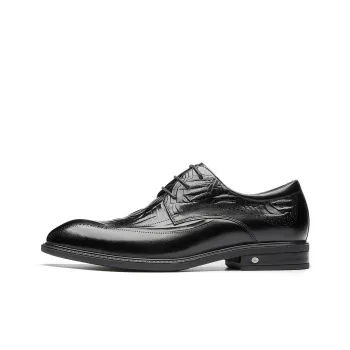 ST&SAT Dress Shoes Men Low Top Brown