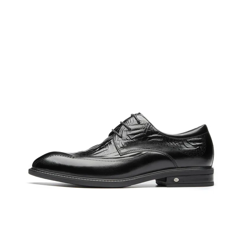 ST&SAT Dress Shoes Men Low Top Brown-0