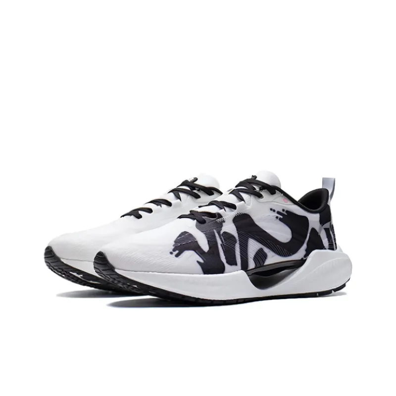 LINING Super Light 19 Running Shoes Men Low Top Standard White/Black-2