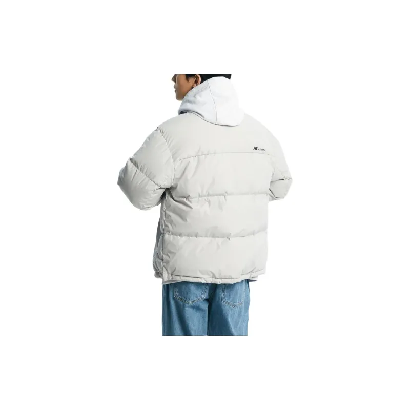 New Balance Down Jacket Unisex Light Gray-2