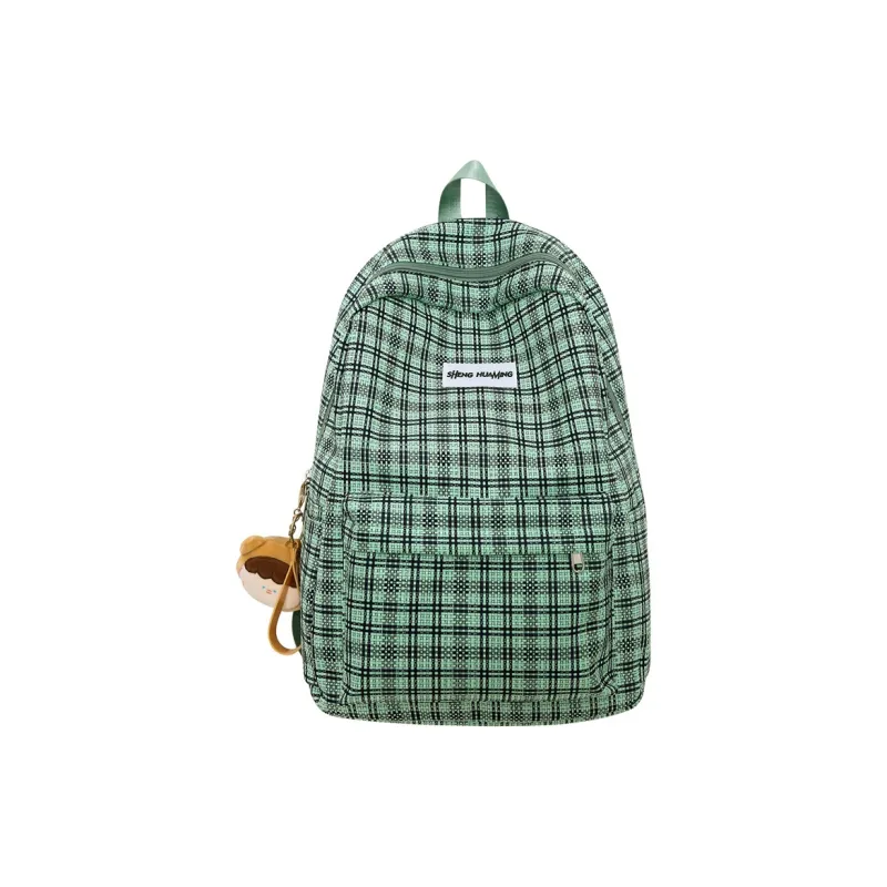 FAMAN Nylon Backpack Regular Women's Black/Khaki/Green/Blue/Pink-4