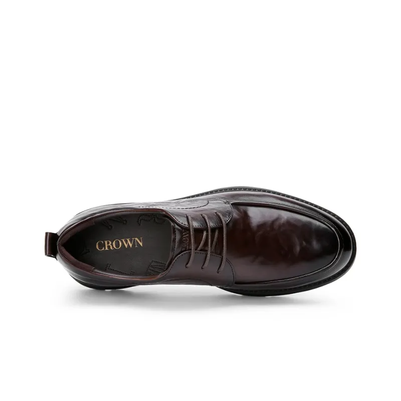 CROWN Dress Shoes Men's One Yard Larger-7