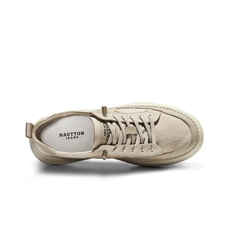 Hautton Jeans Abrasion Resistant Low Top Skateboard Shoes Men's-7