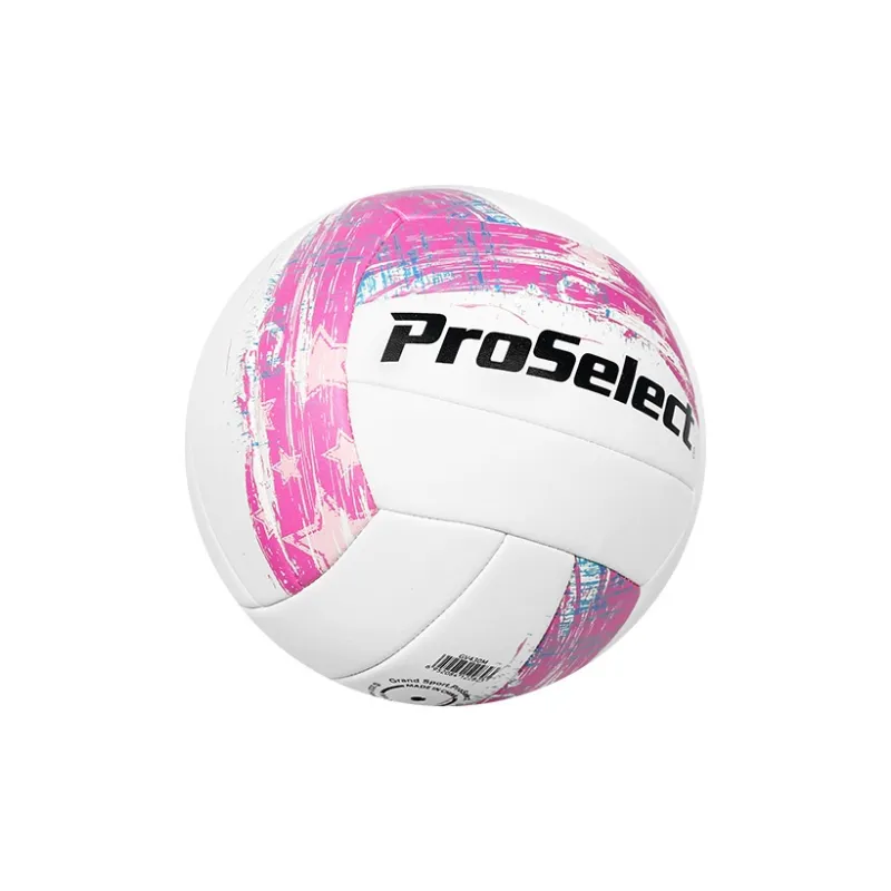 ProSelect Microfiber Leather Size 5 Ball Volleyball Unisex Pink White-2