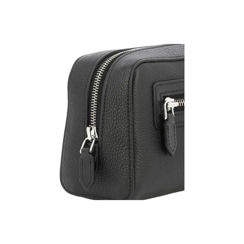 TOM FORD Leather Clutch Men's Black-3