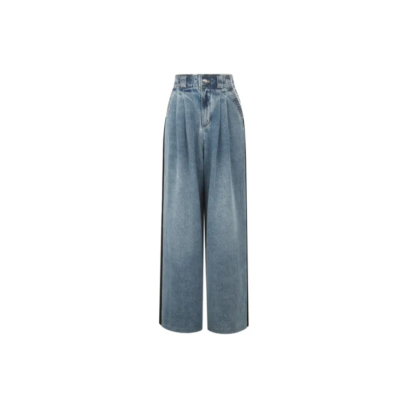 Three Quarters Jeans Women's Blue-0