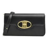 Tata Artificial Leather Crossbody Bags Shoulder Bags Small Size Women's Solid Color