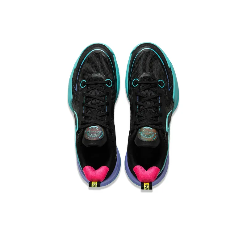 LiNing Super Light V2 Cushioning, Abrasion Resistant, Breathable, Support, Rebound Low Top Basketball Shoes Men's Black-3
