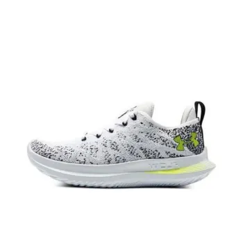 Under Armour Cushioned Wear Resistant Breathable Rebound Low Top Training Running Shoes Women's White Black