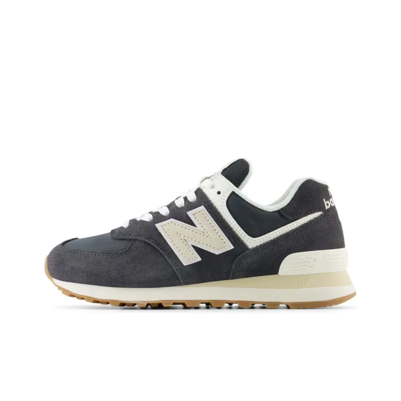 New Balance 574 Black Sand Angora Women's-0