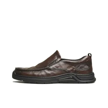 TATA Dress Shoes Men Low Top Solid Color