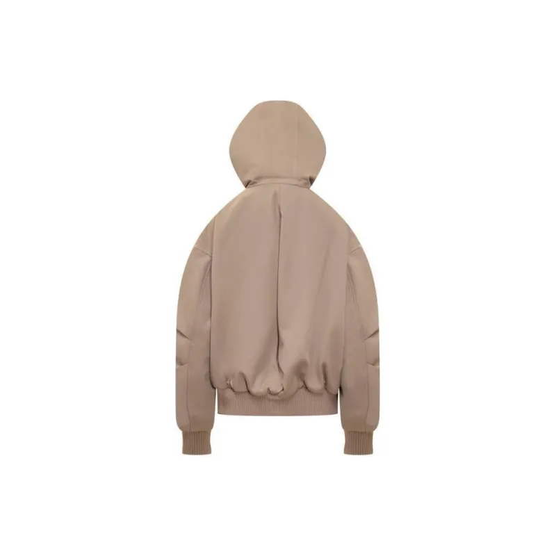 The Attico Hooded Zip Up Bomber Jacket-1