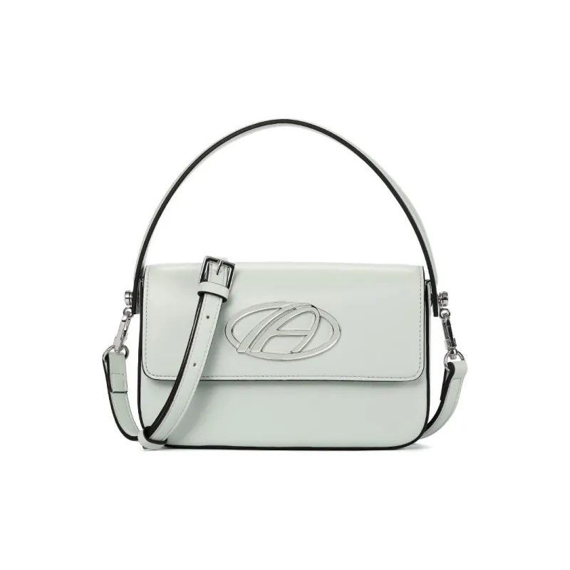 Tata Artificial Leather Shoulder Bag Trumpets Women's Black, Ecru, Light Green-5