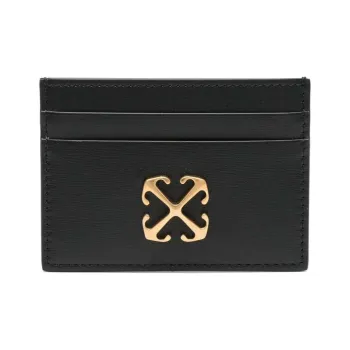 OFF-WHITE Jitney Simple Logo Plaque Cardholder