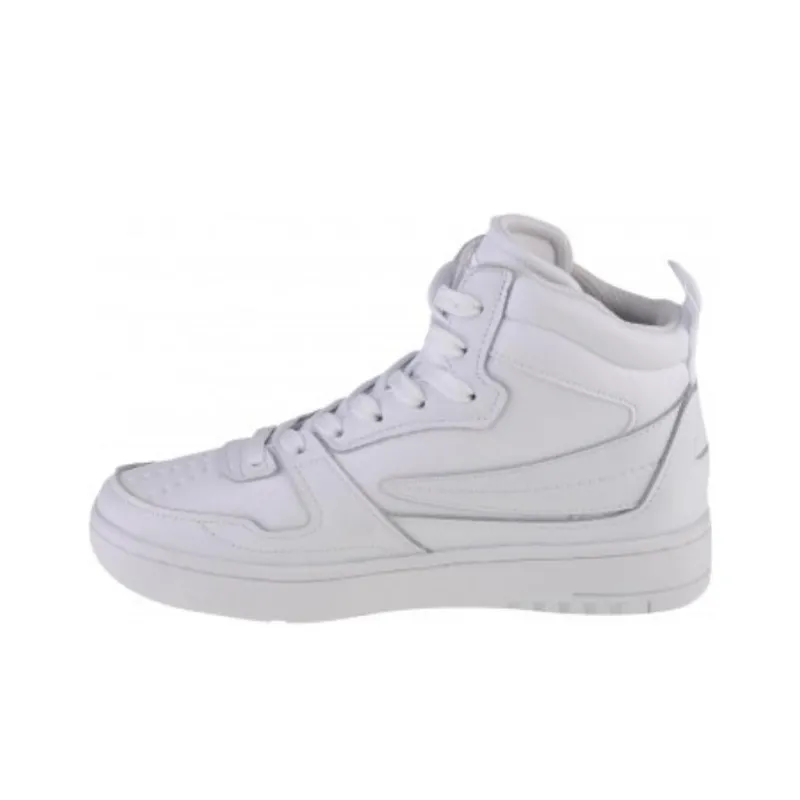FILA Fxventuno Le Cushioning, Wear Resistant Mid Top Casual Shoes Women's White-0