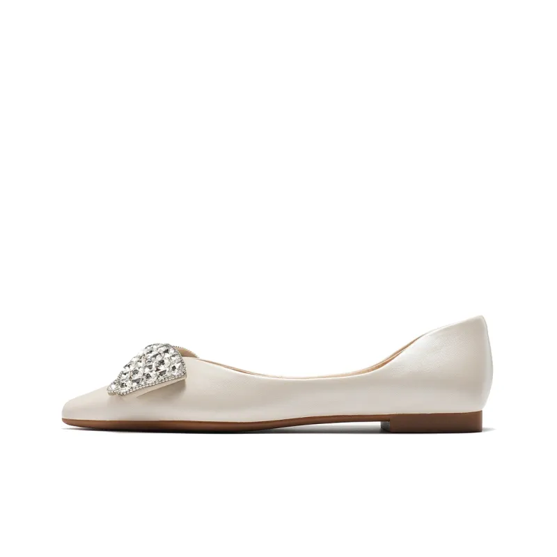 ST&SAT Sparkling Rhinestone Butterfly Fashion Casual Shoes 1.3cm Women's-4