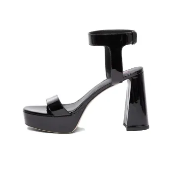 BETTINA VERMILLON Strap Sandals 11cm Women's Black