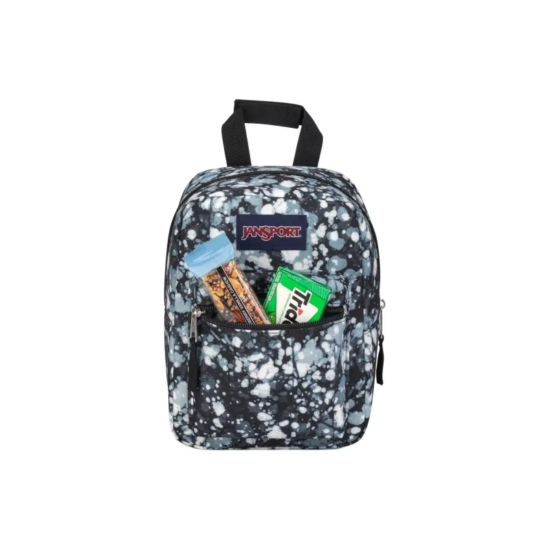 JanSport Recycled Polyester Lunch Bag Handbag Unisex White & Black-4