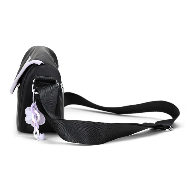 Fillove Fabric Crossbody Bags Sling Bags Regular Unisex Black-3