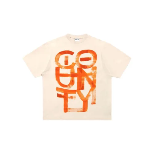 Marcelo Burlon T-Shirts Men Light Orange