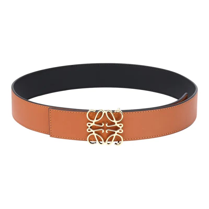 LOEWE Anagram Leather Belts Unisex-1