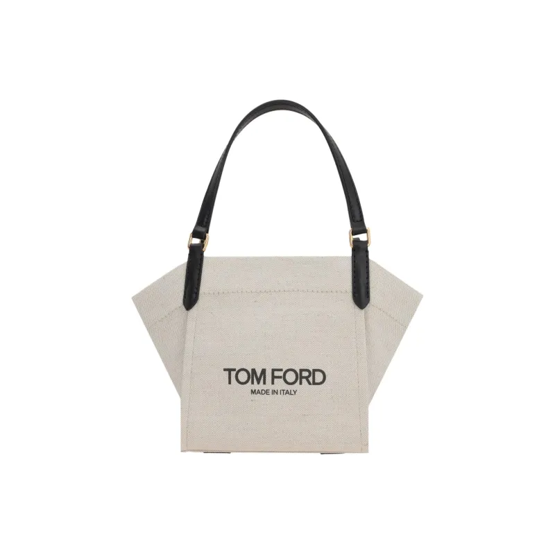 TOM FORD Amalfi Logo Print Small Tote Bag-1