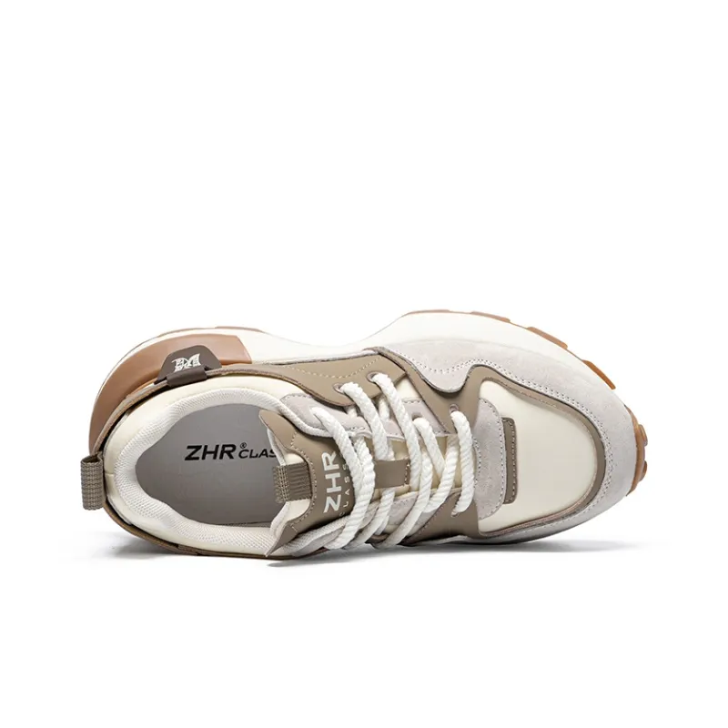 ZHR Slip Resistant Waterproof Thermal Mid Top Casual Shoes Women's-17